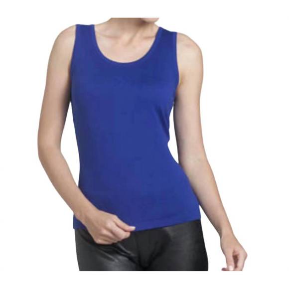 NEW ANGEL APPAREL bra- friendly tank in cobalt - Picture 1 of 1